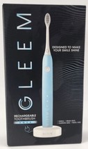 Gleem Rechargeable Toothbrush Color Aqua Blue With Charger &amp; Travel Case... - $20.45