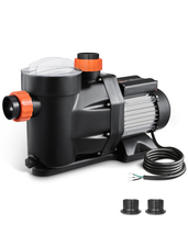 VEVOR Above Ground Pool Pump 2HP 220V 135GPM 61ft PP Shell 122°F No Plug - $123.99