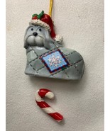 Terrier / Shih Tzu Christmas Gift Ornament Dog Orn - Home For The Holidays - $182.59 MXN