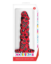 Collage Goth Girl Twisted Silicone Dildo - £41.44 GBP