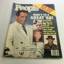 People Magazine: Jan 11, 1988 - Here&#39;s to a great 88 &amp; Bruce Willis rides tall - £8.96 GBP