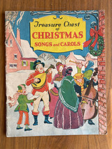 Treasure Chest Of Christmas Songs And Carols Booklet 1936 Vintage - £11.77 GBP