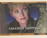 Stargate SG1 Trading Card Richard Dean Anderson #71 Amanda Tapping - £1.56 GBP