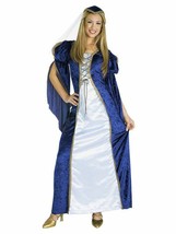 Womens Juliet Costume Standard Size 8-12 Renaissance Gown Dress Headpiec... - $31.49
