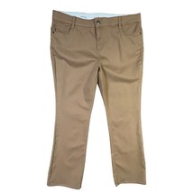 Liz Claiborne Jeans Khaki Uniform Pants Sara Bootcut Mid Rise Women Plus... - £17.85 GBP