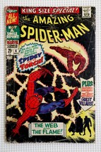 1967 Marvel Comics Amazing Spider-Man Annual 4: Human Torch/Mysterio/Wizard/POOR - £22.70 GBP