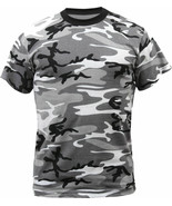 Small Short Sleeve Tshirt CITY CAMO Camouflage Gray Tee Shirt Rothco 6797 S - £9.43 GBP