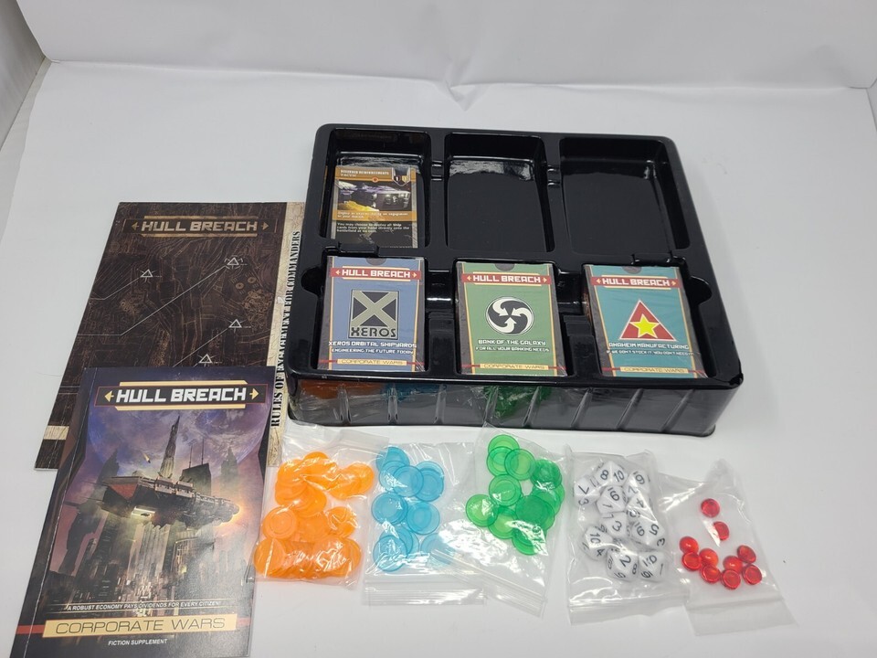 Hull Breach Game- Corporate Wars Board Game Strategy Galactic Space Item image 3