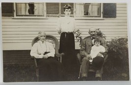 Family Photo Grandparents Holding the Most Precious Pretty Baby Postcard R4 - $9.95