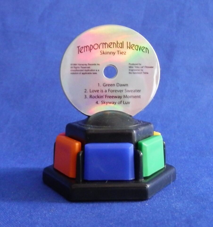 Trivial Pursuit Totally 80's Tempormental Heaven CD Replacement Game Token Pawn - $4.45