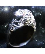 HAUNTED RING MIGHTY LION KING OF WEALTH  &amp; PROTECTION POWER SECRET OOAK ... - £67.90 GBP