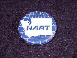 Gary Hart Washington State Political Campaign Pinback Button, Pin - £6.35 GBP