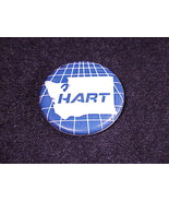 Gary Hart Washington State Political Campaign Pinback Button, Pin - £6.25 GBP