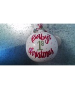 Baby&#39;s 1st Ornament Ceramic Ball Ornament - $34.21 CAD