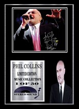 Phil Collins Signed Mount Framed 898 - $17.63