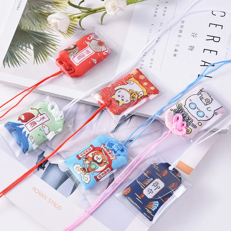 Sporting Japanese Omamori Red Wish Charm For Love Success Wealth Safety And Heal - £23.37 GBP