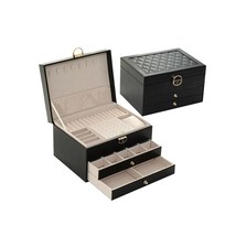 3-Layer Large Jewelry Organizer Box , Jewelry Storage for Necklaces and earrings - £53.88 GBP