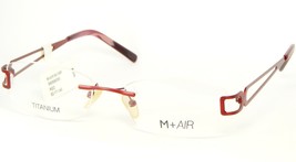 New W/ Tag M+Air MA106 Red Rimless Eyeglasses Glasses Mair 52-17-140mm (Notes) - £51.86 GBP
