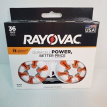 NIB Rayovac Duracell Power 36 Pack Size 13 Hearing Aid Batteries Use By ... - £9.11 GBP