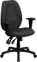 Gray High Back Fabric Chair BT-6191H-GY-GG - £170.62 GBP