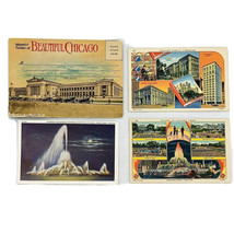 Vtg Chicago Illinois Postcard Lot Folder Gerson Bros Linen Buckingham Fo... - £5.24 GBP