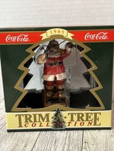 1994 Coca-Cola Trim •A •Tree SANTA   Decorating Christmas Tree Lights Or... - £6.78 GBP
