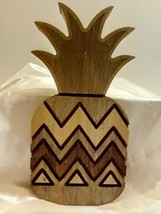 Wooden Chevron Pineapple Trivet/ Home-Wall Decor - £11.07 GBP