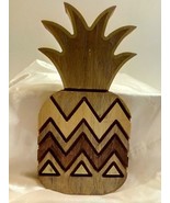 Wooden Chevron Pineapple Trivet/ Home-Wall Decor - £10.89 GBP