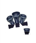NFL Official Set of 3 Contour Golf Driver, 3 and X Headcovers Dallas Cow... - $113.04 CAD