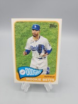 Mookie Betts 1965 Redux 2021 Topps Baseball Card #T65-26 Los Angeles Dodgers - £1.19 GBP