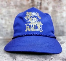 The Blue Cat Bar Novelty Hat Cap Adjustable Strap Back Purple made by OT... - £12.40 GBP