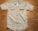 NWT PJ Mark Sz Small Short Sleeve Check Grid Cotton Casual 2 Pockets Y2K - $14.85