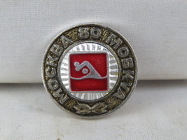 Vintage Summer Olympic Pin - Moscow 1980 Water Polo - Stamped Pin - £11.78 GBP