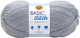 Lion Brand Yarn Basic Stitch Premium-Slate - £16.88 GBP