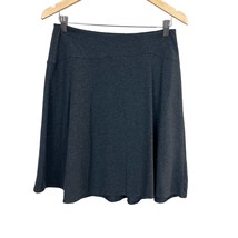 Prana Skirt Womens Medium Gray A-Line Organic Cotton Camey Casual Athleisure - £15.69 GBP