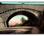 Fifteenth Street Bridge Kansas City Missouri MO UNP DB Postcard P20 - $2.92