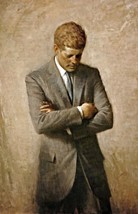 Presidential portrait of J Kennedy. History Repro. Giclee - $9.49+