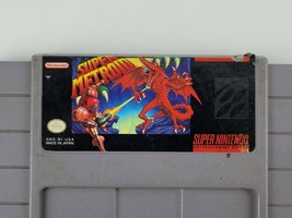 Super Metroid SNES Authentic Super Nintendo Game Cart Only Tested &amp; Works 1994 - £61.02 GBP