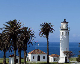 Point Vicente Light lighthouse in Rancho Palos Verdes California Photo Print - £6.92 GBP+