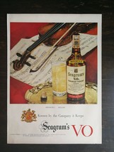 Vintage 1950 Seagram&#39;s VO Canadian Whiskey Full Page Original Ad 1221 - $6.64