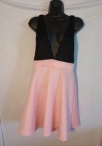 Nasty Gal, NWT, Women&#39;s Size XL Retro Style Black &amp; Pink Mini Dress - £17.13 GBP