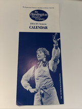 1984-1985 Huntington Theatre Company Calendar Brochure Boston MA - £11.59 GBP