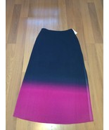 Vince Camuto Women&#39;s Skirt Long Blue &amp; Pink Super Soft Skirt Size 8 Nwt  - £38.57 GBP