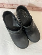 Dansko Womens Nursing Clogs 4.5 US BLACK W/stitching Shoes 35 - £23.45 GBP