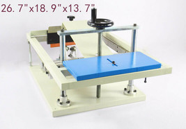 Stable 1 color Manual Cylinder Screen Printing Machine for curved surface - £397.95 GBP