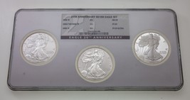2006 20th Anniversary Silver American Eagle Set MS69 PF69 PF69 Ultra - £233.53 GBP