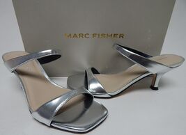 Marc Fisher Gayna Size US 5.5 M Women&#39;s Square Toe 2-Band Slide Sandals ... - $33.27 CAD