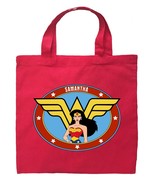 Wonder Woman Trick or Treat Bag, Personalized Wonder Woman Halloween Bag - $18.80