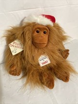 Plush Creations Orangutan Stuffed Animal Monkey Santa Christmas. Realist... - $38.57