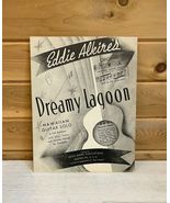 Antique Sheet Music Dreamy Lagoon Alkire&#39;s Hawaiian Guitar Solo 1938 - $30.66 CAD